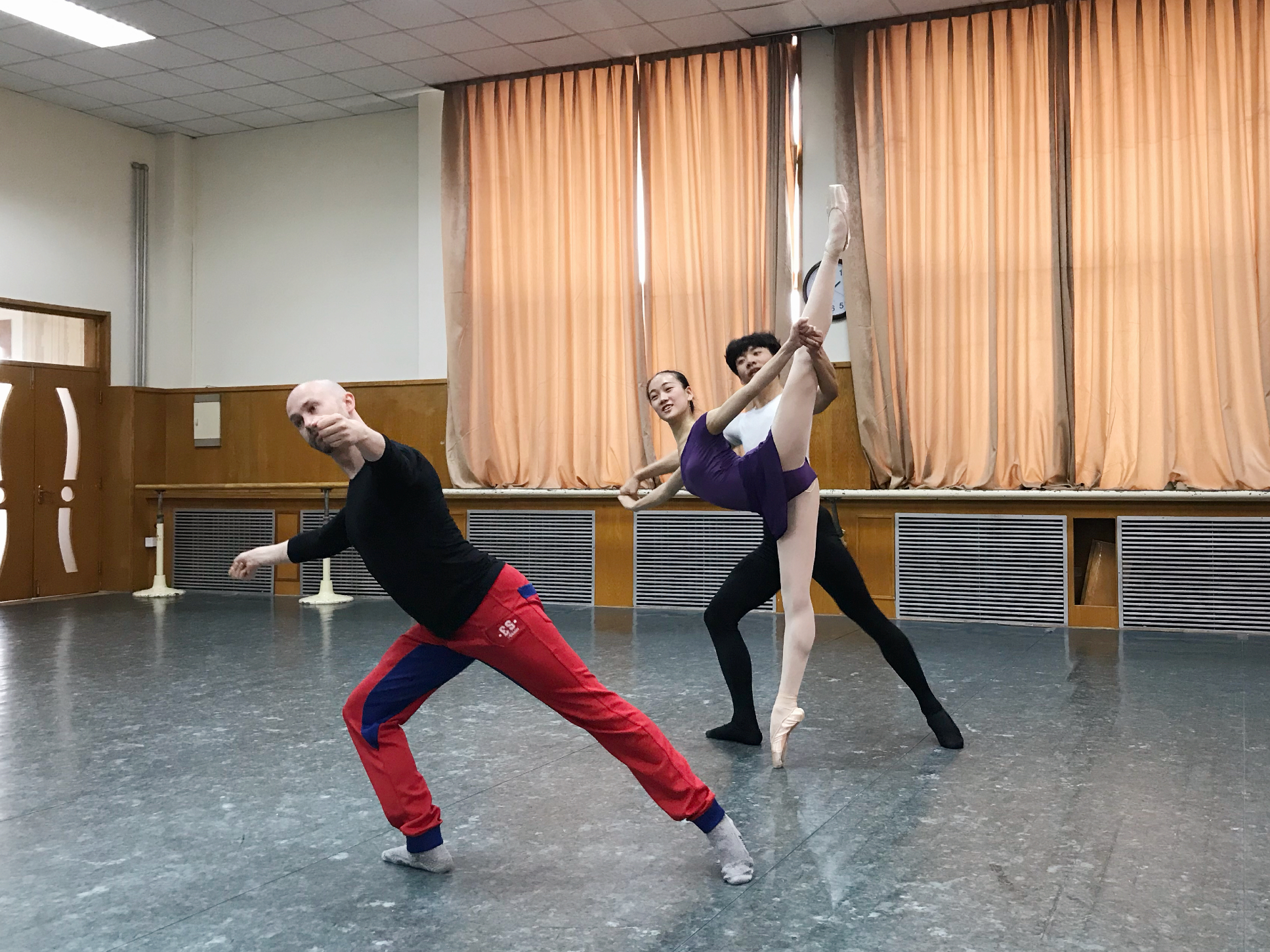 Rehearsal for Jupiter Symphony, Beijing Dance Academy, 2018