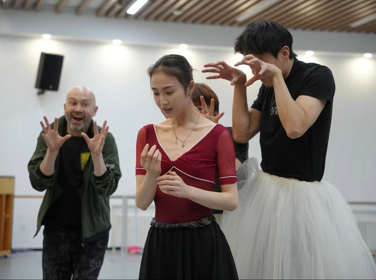 Rehearsal for Cinderella, Harbin Ballet, 2024